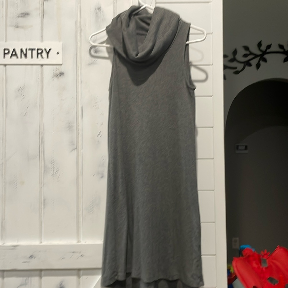MOSSIMO Cowl Neck Gray Sweater Dress